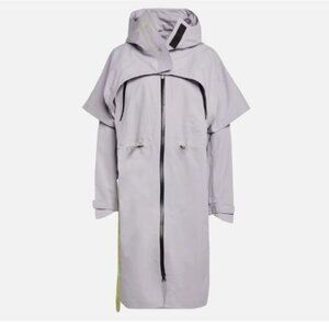 adidas by Stella McCartney TrueNature RAIN.RDY Women's Coat IW2118 Jacket Size L